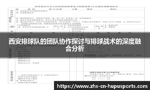 西安排球队的团队协作探讨与排球战术的深度融合分析